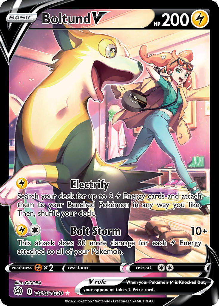 Pokemon TCG Boltund V TG13/TG30 - Brilliant Stars