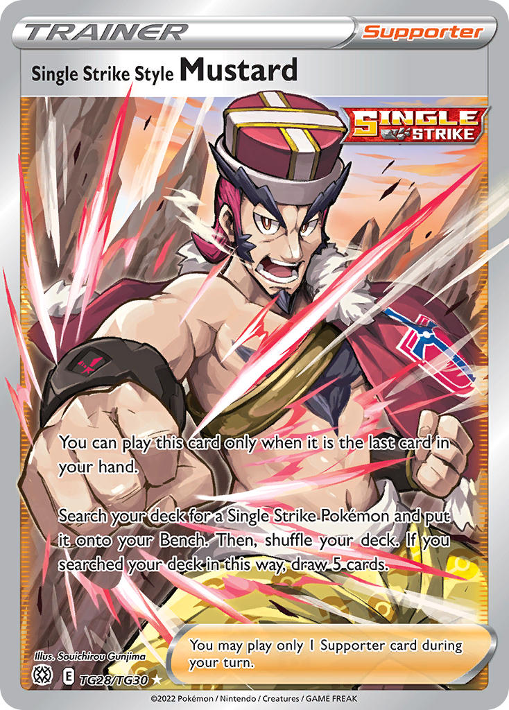 Pokemon TCG Single Strike Style Mustard TG28/TG30 - Brilliant Stars