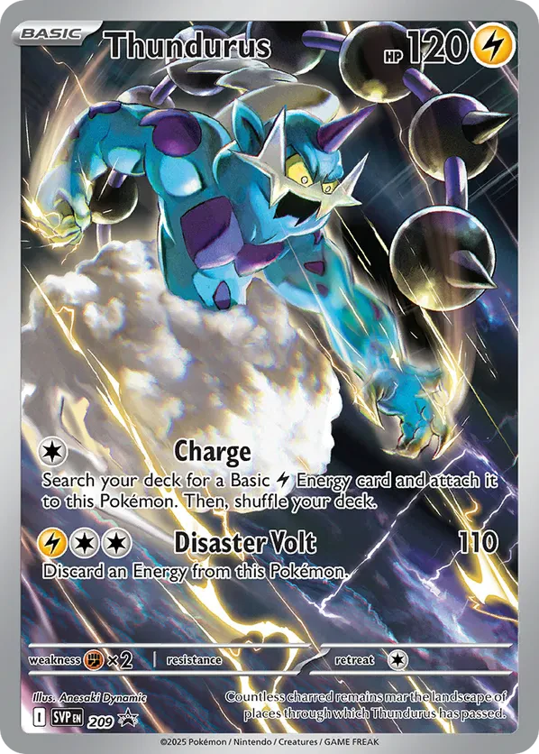 Thundurus 209 Scarlet & Violet Promo