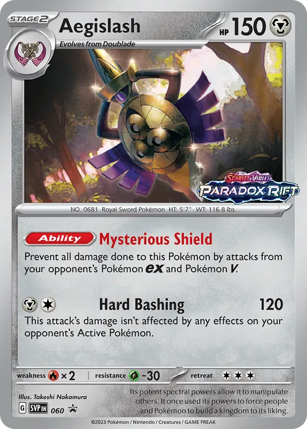 Aegislash 060 Scarlet &amp; Violet Promo