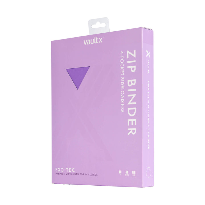Vault X Exo-Tec Zip Binder 4-pocket - Pokebundles Ireland