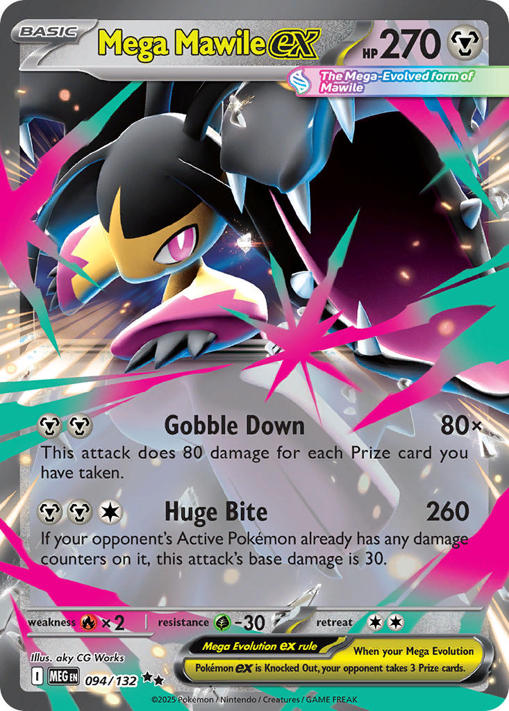 Pokemon TCG Mega Mawile EX 094/132 - Mega Evolution - Pokebundles Ireland