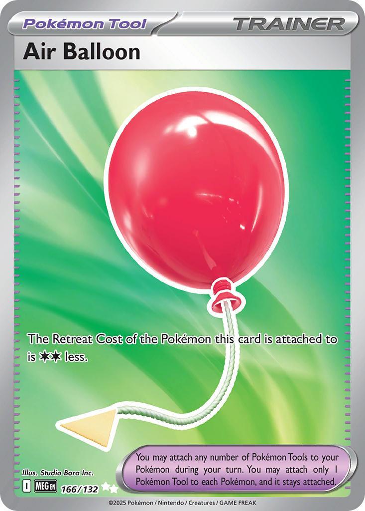 Air Balloon 166/132 Mega Evolution Pokémon card | Pokebundles Ireland