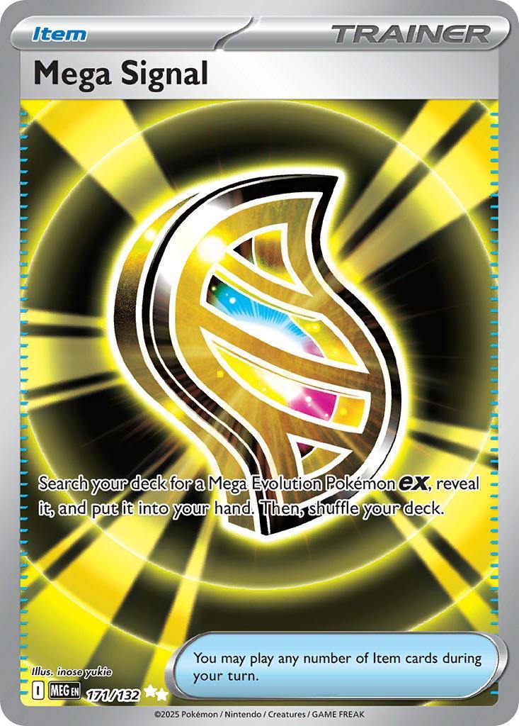 Mega Signal 171/132 Mega Evolution Pokémon card | Pokebundles Ireland