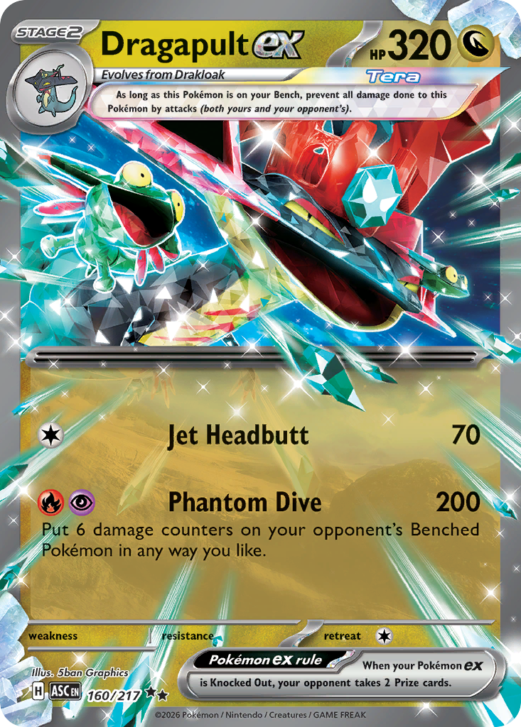 Pokemon TCG Dragapult ex 160/217 - Ascended Heroes