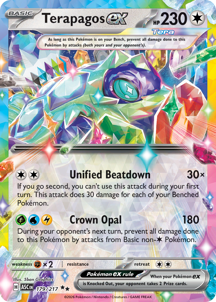 Pokemon TCG Terapagos ex 179/217 - Ascended Heroes