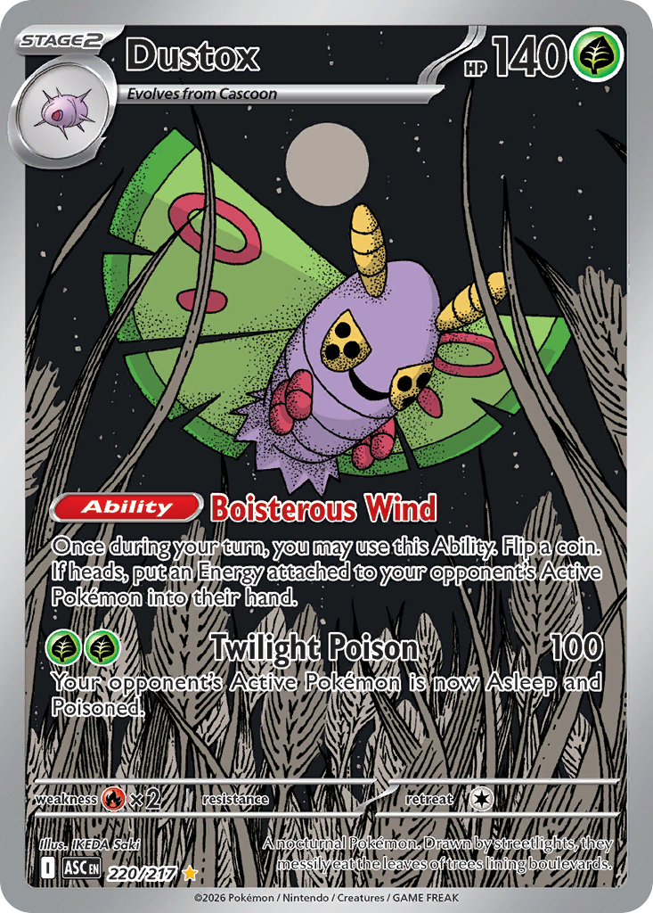 Pokemon TCG Dustox 220/217 - Ascended Heroes