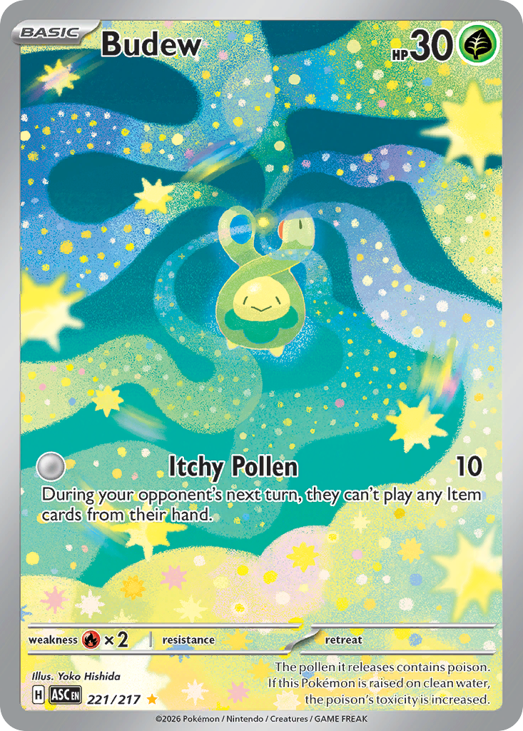 Pokemon TCG Budew 221/217 - Ascended Heroes