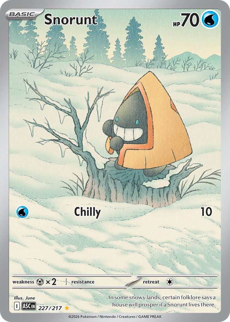 Pokemon TCG Snorunt 227/217 - Ascended Heroes