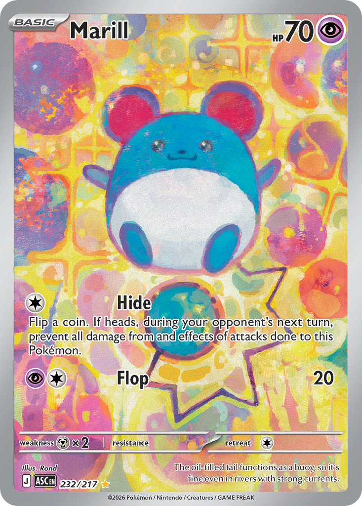 Pokemon TCG Marill 232/217 - Ascended Heroes