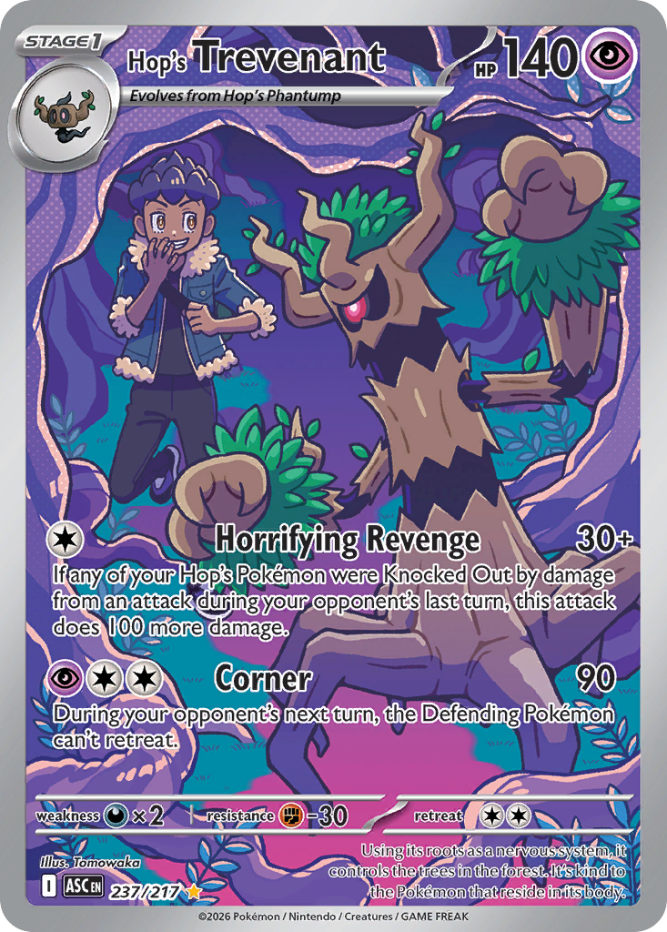 Pokemon TCG Hop's Trevenant 237/217 - Ascended Heroes