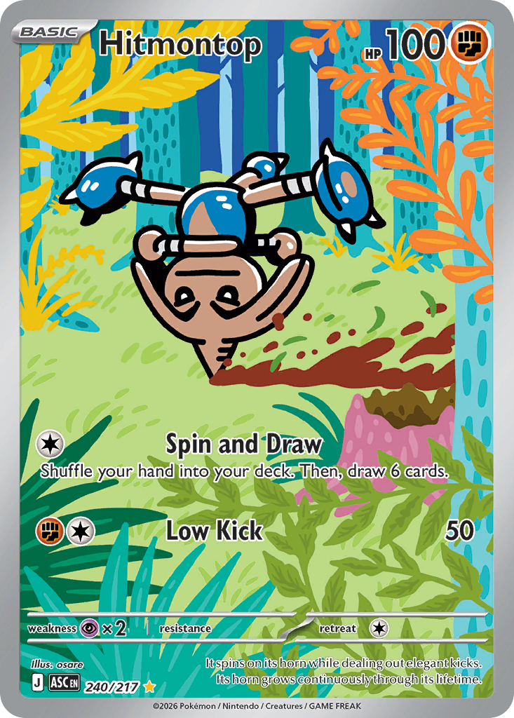 Pokemon TCG Hitmontop 240/217 - Ascended Heroes