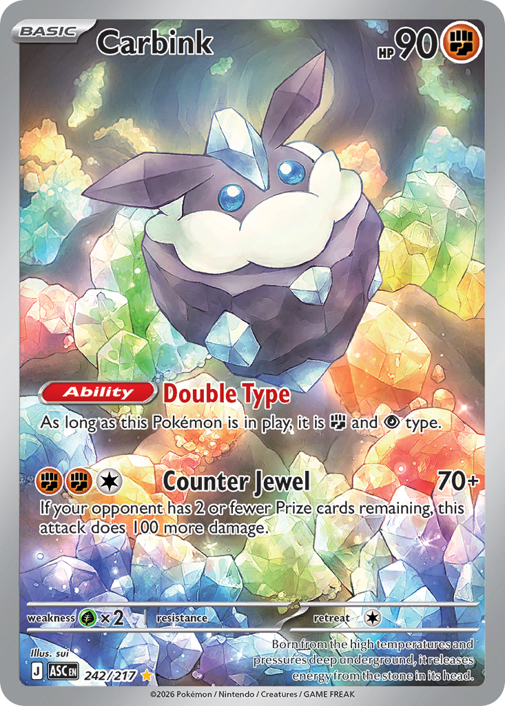 Pokemon TCG Carbink 242/217 - Ascended Heroes