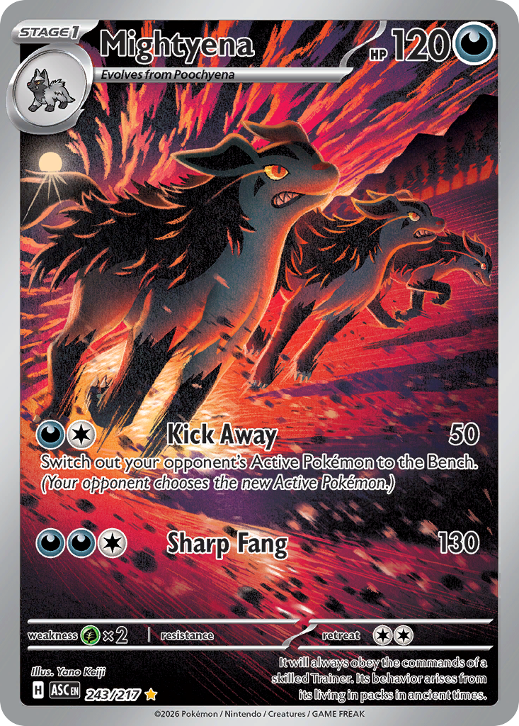 Pokemon TCG Mightyena 243/217 - Ascended Heroes