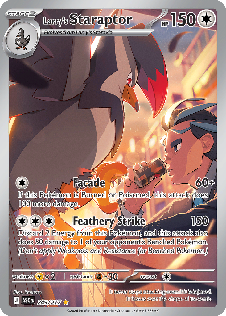 Pokemon TCG Larry's Staraptor 249/217 - Ascended Heroes