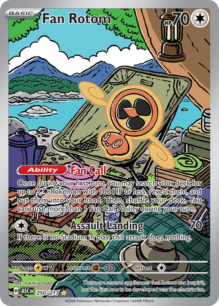 Pokemon TCG Fan Rotom 250/217 - Ascended Heroes
