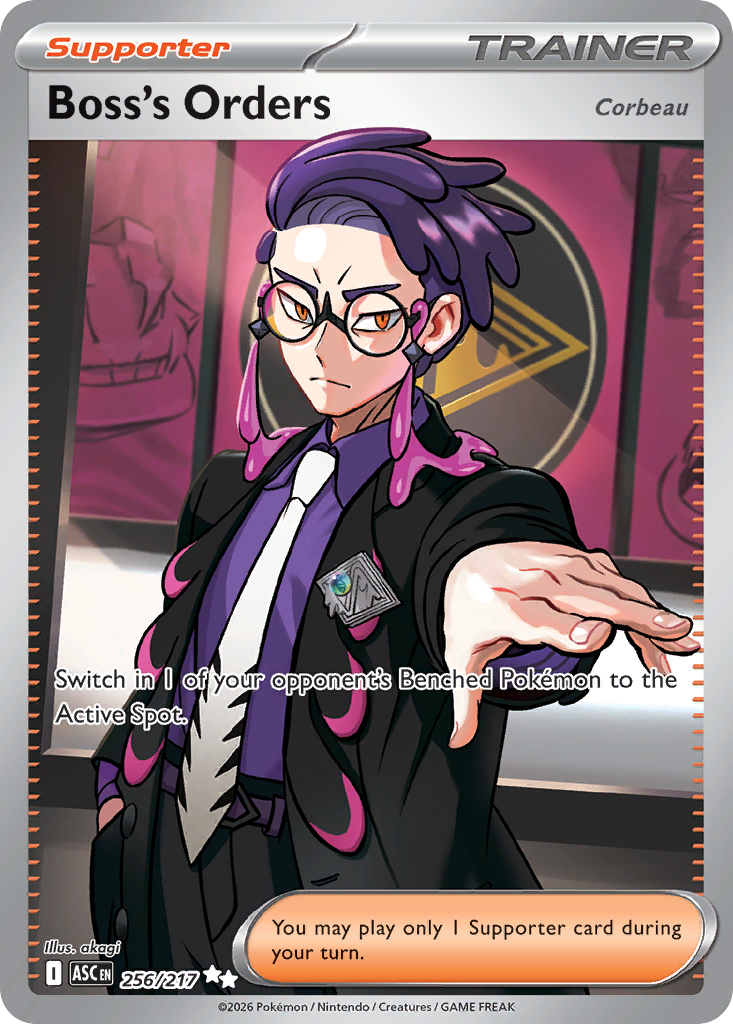 Pokemon TCG Boss's Orders 256/217 - Ascended Heroes