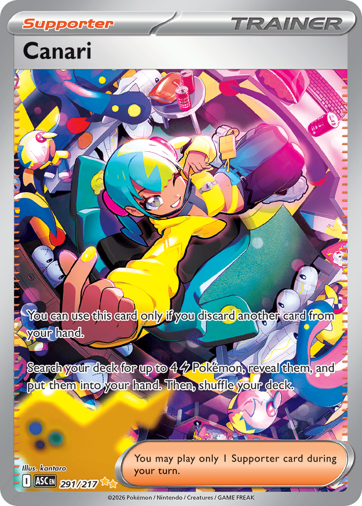 Pokemon TCG Canari 291/217 - Ascended Heroes