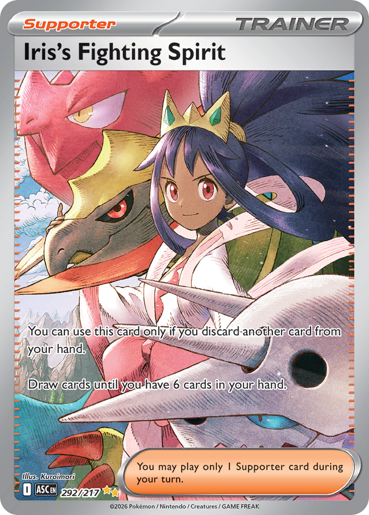 Pokemon TCG Iris's Fighting Spirit 292/217 - Ascended Heroes