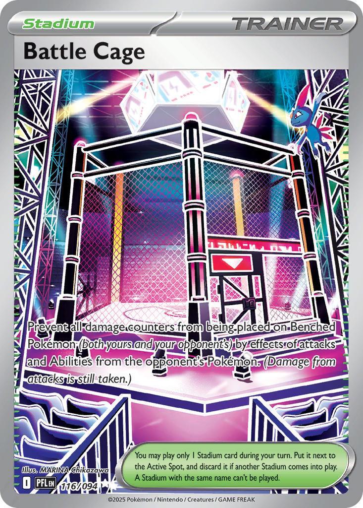 Battle Cage 116/094 Phantasmal Flames Pokémon card | Pokebundles Ireland