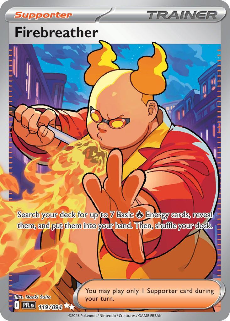 Firebreather 119/094 Phantasmal Flames Pokémon card | Pokebundles Ireland