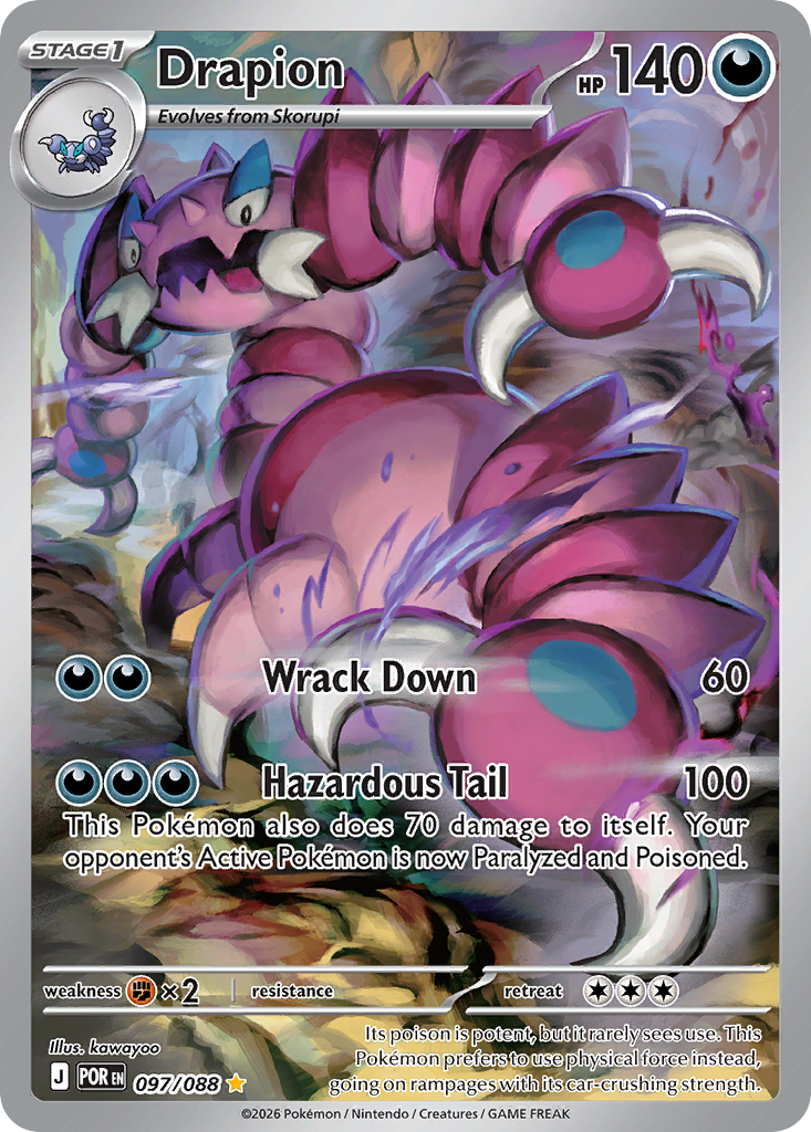 Pokemon TCG Drapion 097/088 - Perfect Order