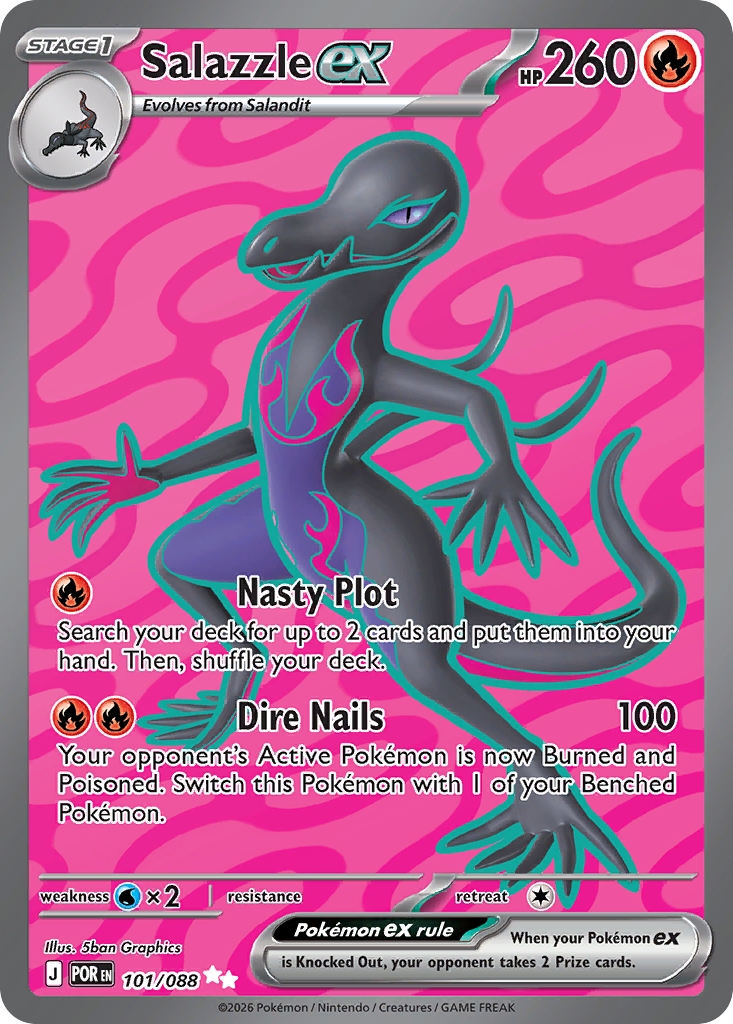 Pokemon TCG Salazzle ex 101/088 - Perfect Order