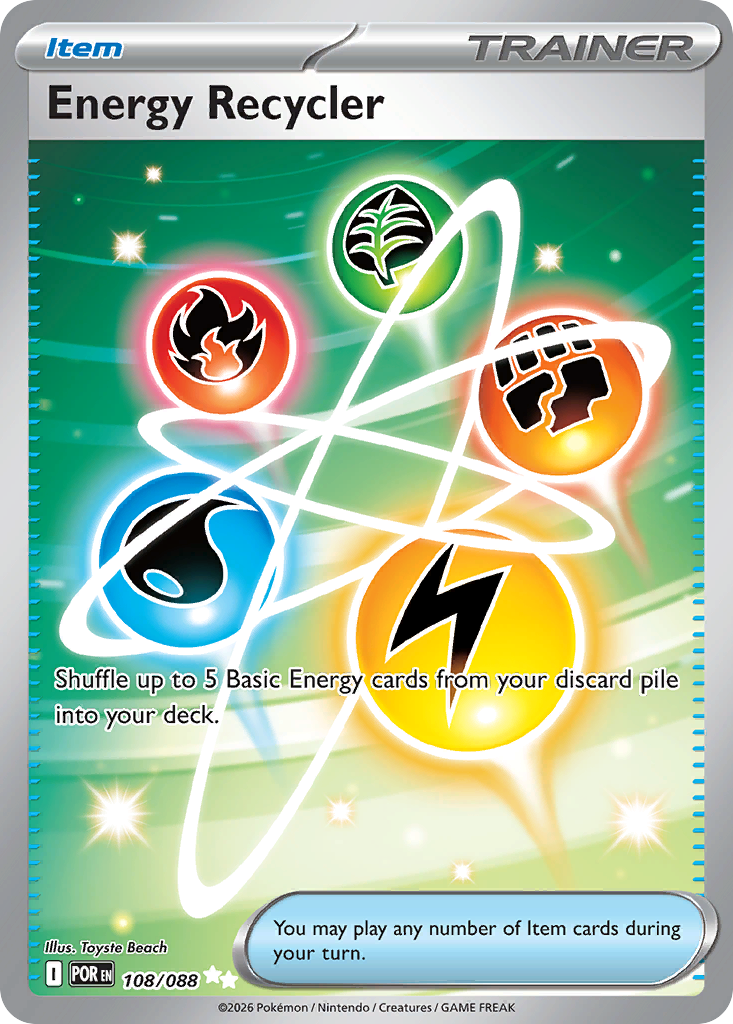 Pokemon TCG Energy Recycler 108/088 - Perfect Order