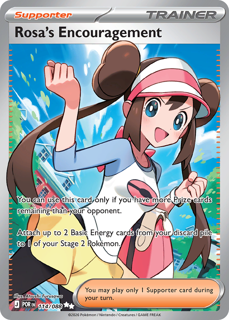 Pokemon TCG Rosa's Encouragement 114/088 - Perfect Order