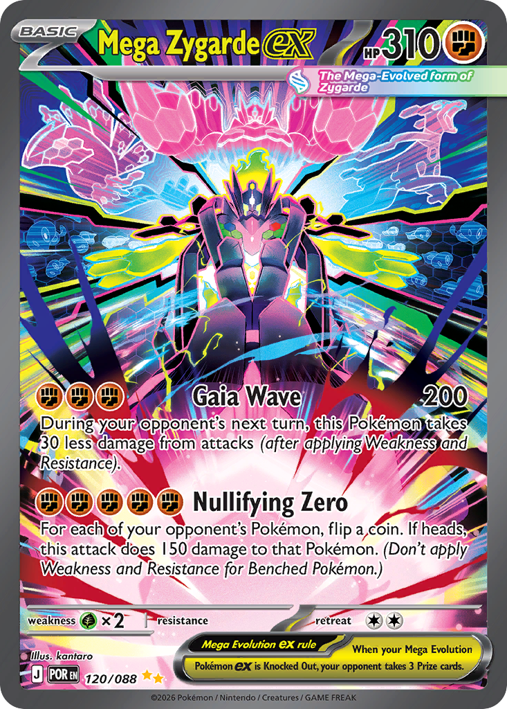 Pokemon TCG Mega Zygarde ex 120/088 - Perfect Order