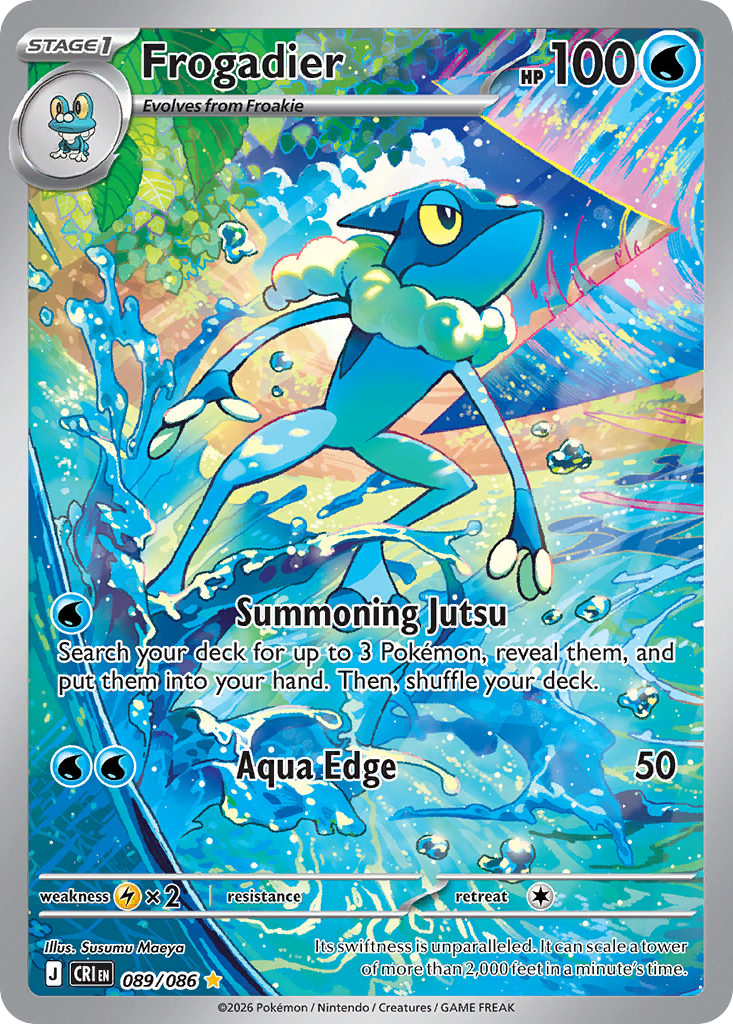 Pokemon TCG Frogadier 089/086 - Chaos Rising