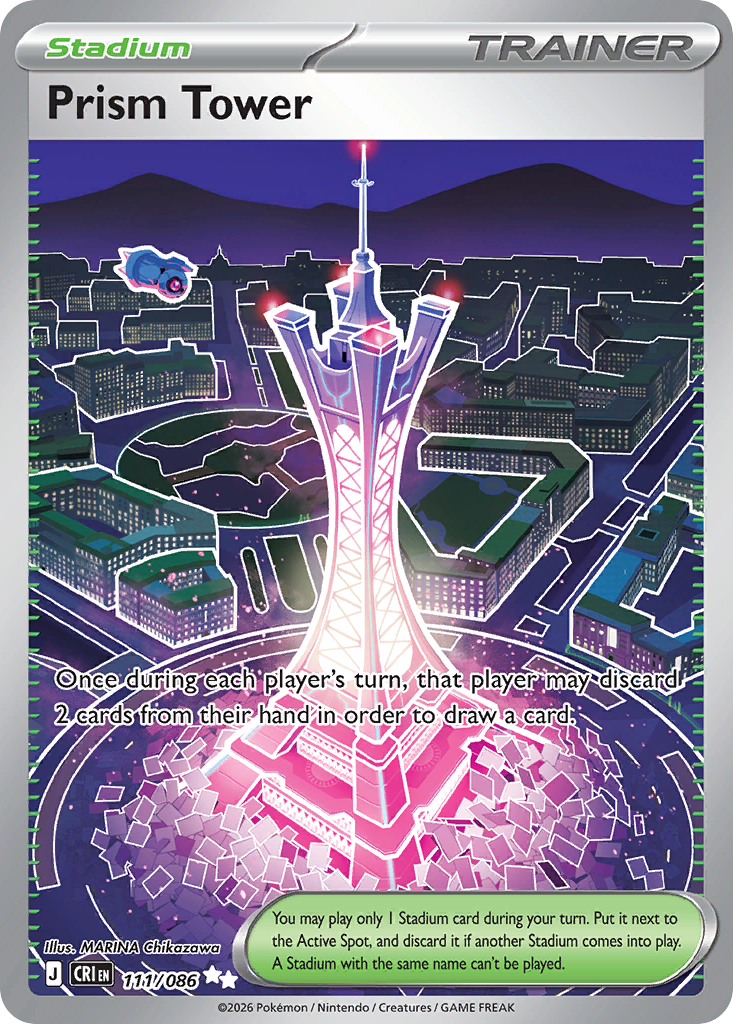 Pokemon TCG Prism Tower 111/086 - Chaos Rising