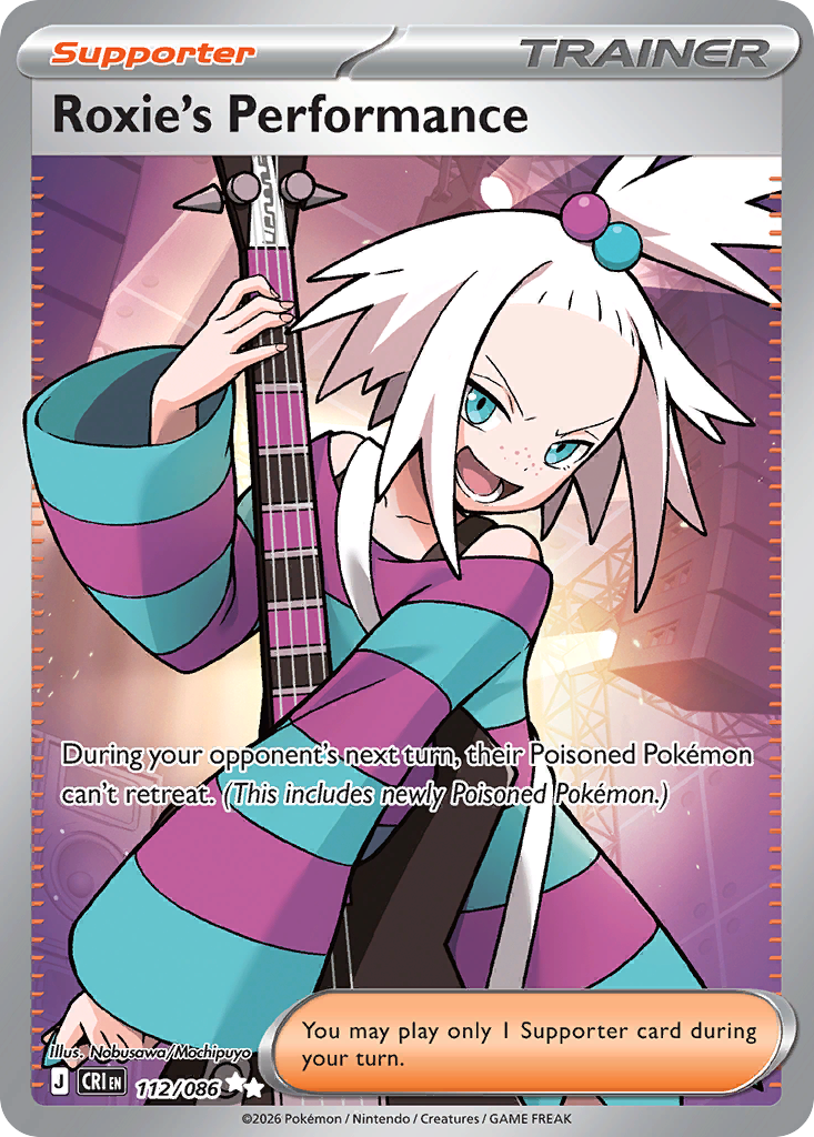 Pokemon TCG Roxie's Performance 112/086 - Chaos Rising
