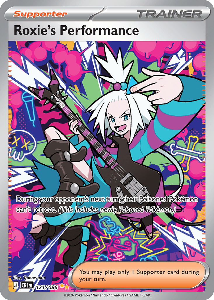 Pokemon TCG Roxie's Performance 121/086 - Chaos Rising