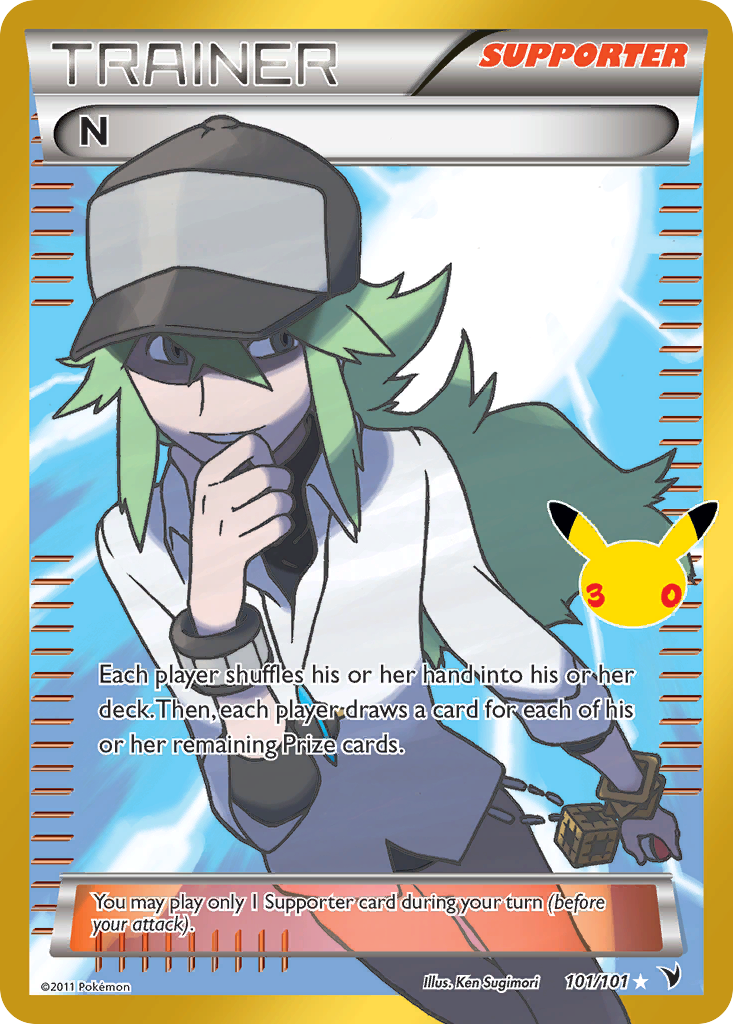 Pokemon TCG N (Noble Victories 101/101) - 30th Celebration Classic Collection