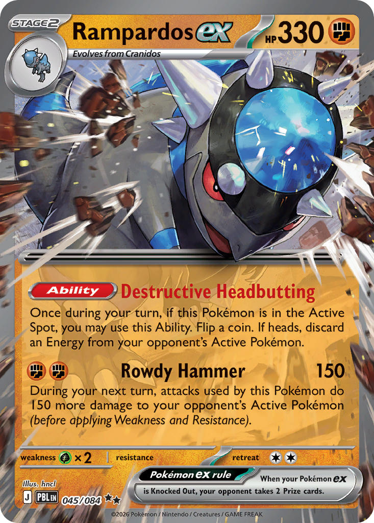Rampardos ex 045/084 - Pitch Black
