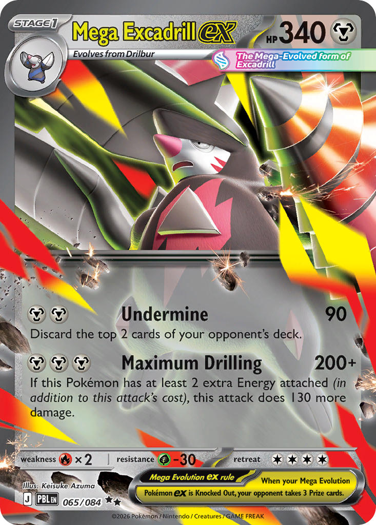 Mega Excadrill ex 065/084 - Pitch Black