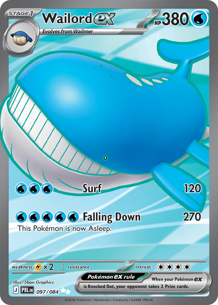 Wailord ex 097/084 - Pitch Black