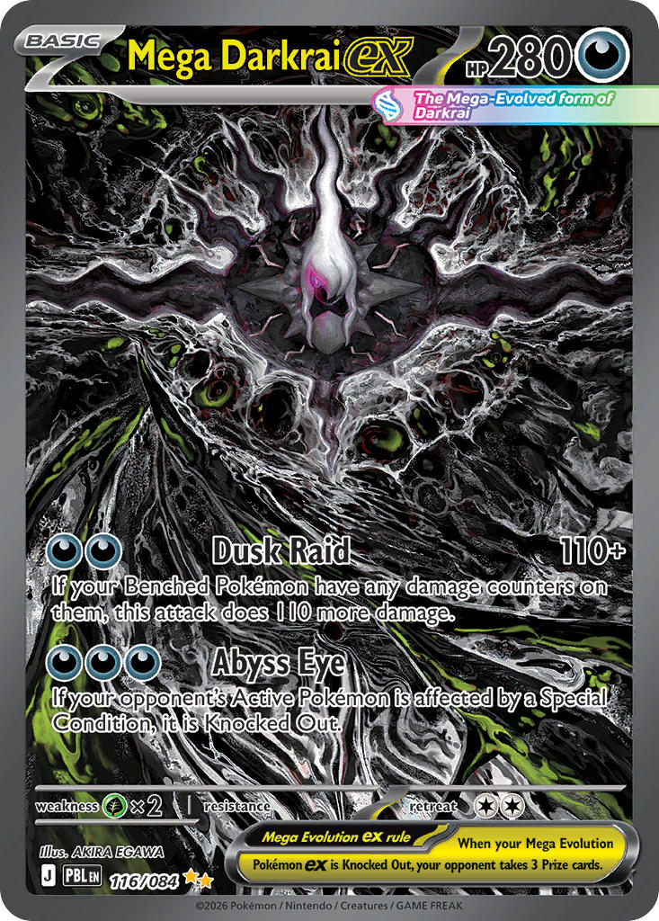 Mega Darkrai ex 116/084 - Pitch Black