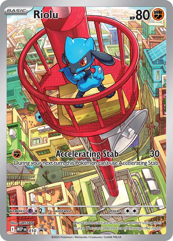 Pokemon TCG Riolu 010 - Mega Evolution Promos