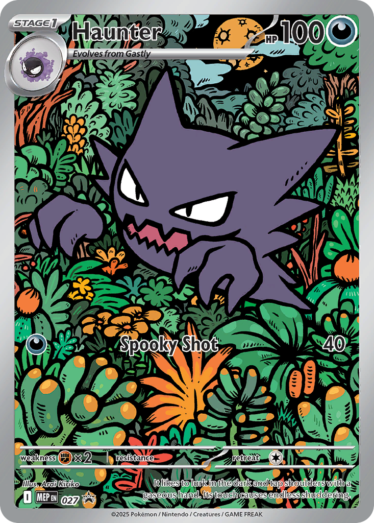 Pokemon TCG Haunter 027 - Mega Evolution Promos