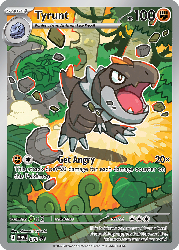 Pokemon TCG Tyrunt 070 - Mega Evolution Promos