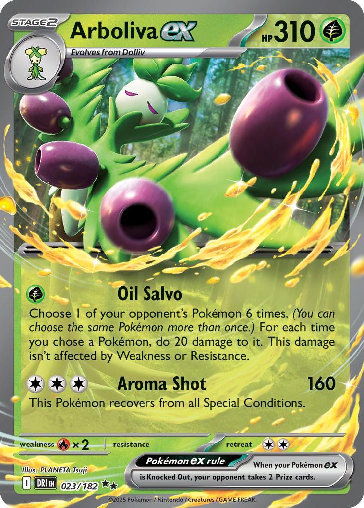 Arboliva ex 023/182 Destined Rivals Pokémon card | Pokebundles Ireland