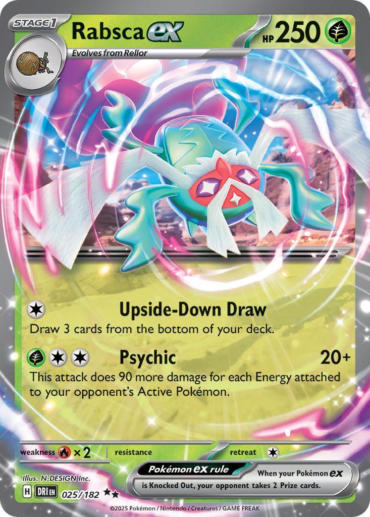 Rabsca ex 025/182 Destined Rivals Pokémon card | Pokebundles Ireland