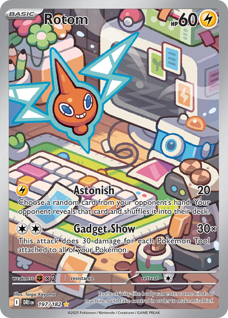 Pokemon TCG Rotom 197/182 - Destined Rivals