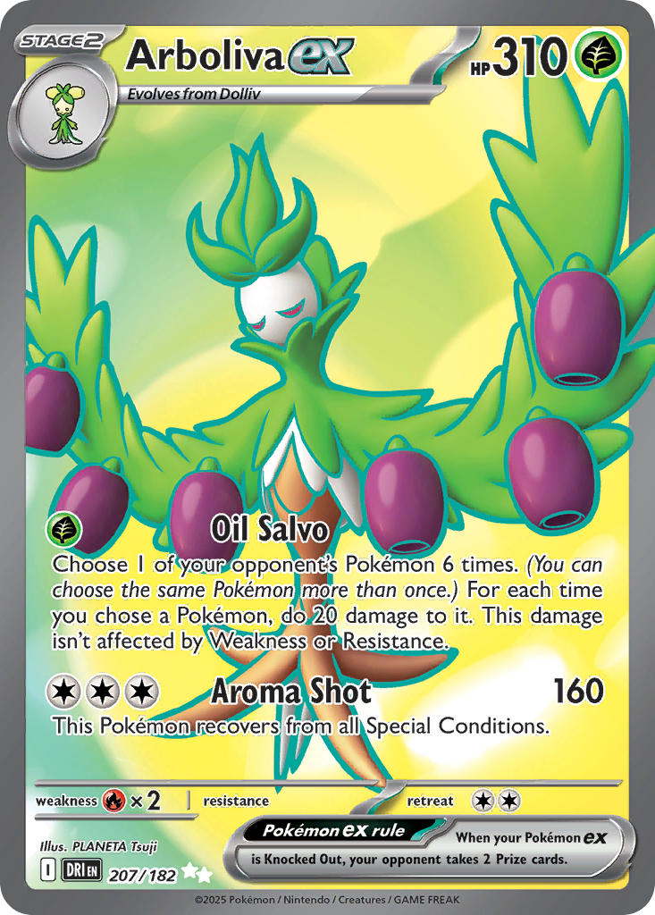 Pokemon TCG Arboliva ex 207/182 - Destined Rivals