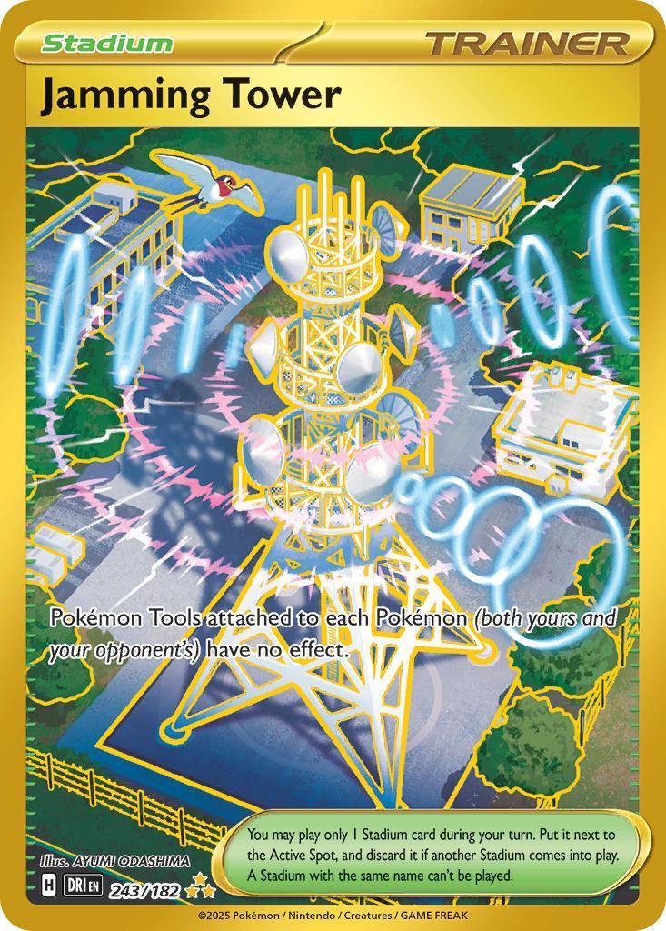 Jamming Tower 243/182 Destined Rivals Pokémon card | Pokebundles Ireland