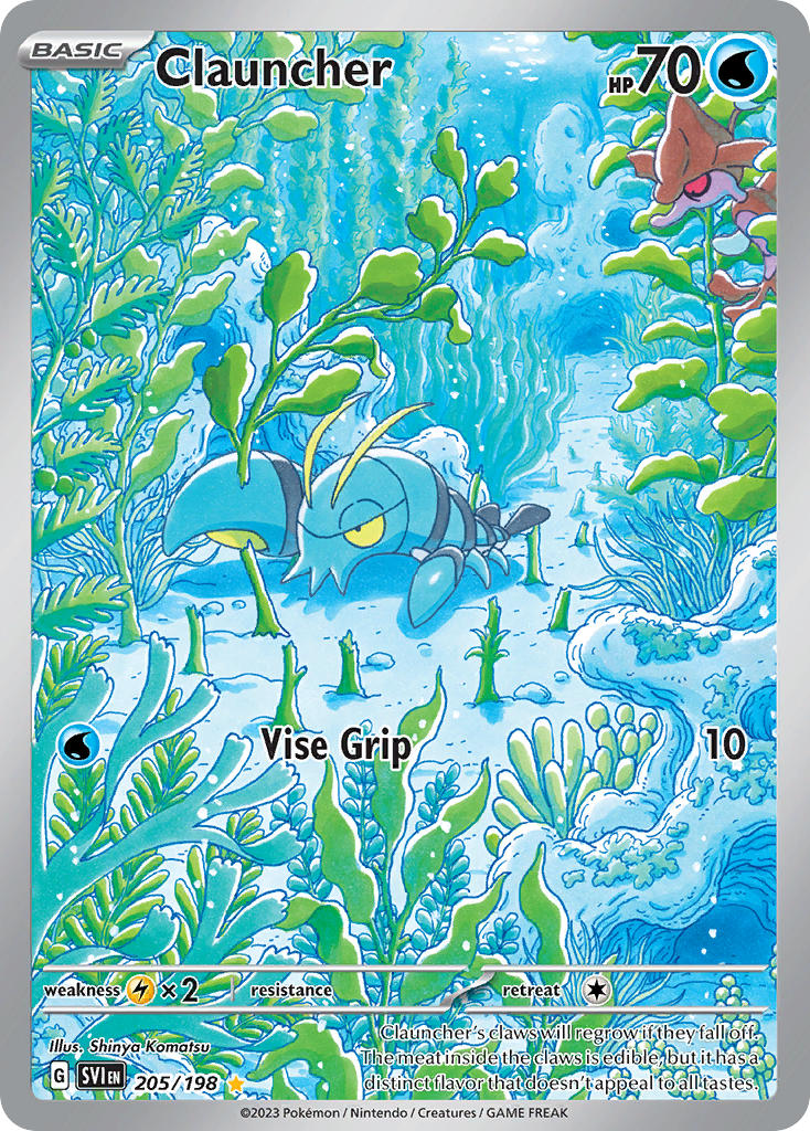Clauncher 205/198 Scarlet &amp; Violet Pokémon card | Pokebundles Ireland