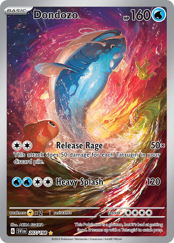 Dondozo 207/198 Scarlet &amp; Violet Pokémon card | Pokebundles Ireland