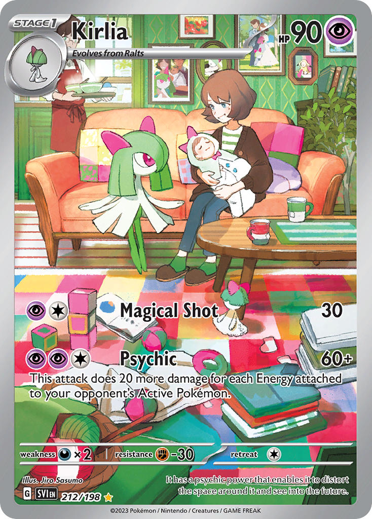Kirlia 212/198 Scarlet &amp; Violet Pokémon card | Pokebundles Ireland